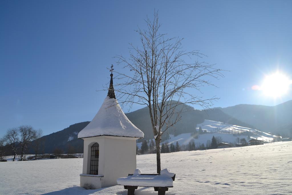 Pension Restaurant Dorfalm Leogang Exterior photo
